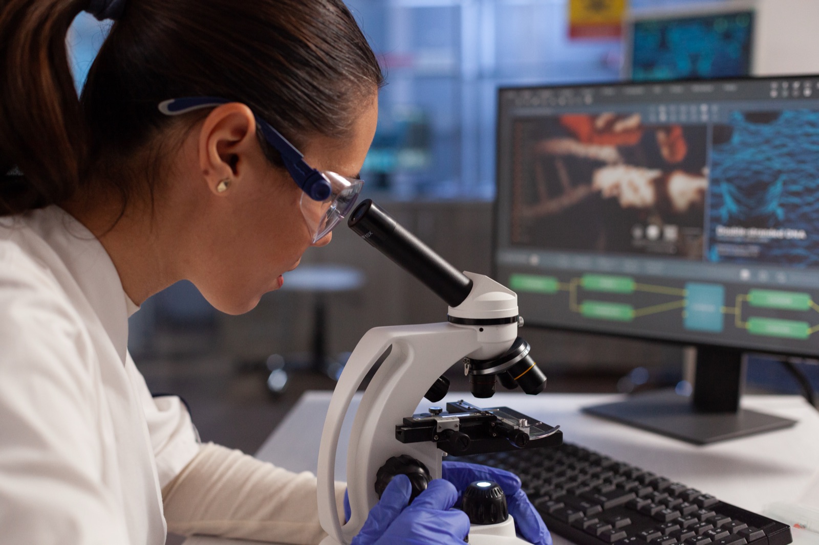 Laboratory research in sustainable materials